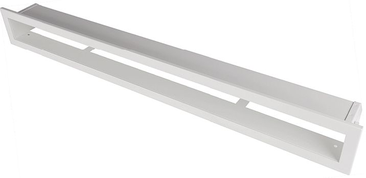 AMSTAL Krbová mřížka OTEVŘENÁ 80x6 cm, bílá Parkanex