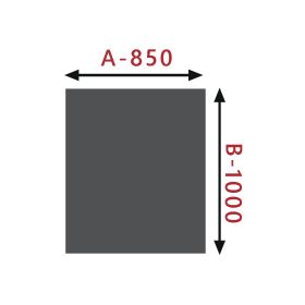 IRLBACHER Sklo pod kamna - Obdelník 850x1000 mm / 8 mm HS FLAMINGO