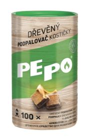 SEVEROCHEMA PEPO Dřevěný podpalovač - kostičky 100 ks