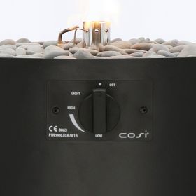 Plynová lucerna Cosiscoop Pillar L - černý