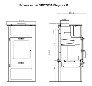 Krbová kamna s výměníkem VICTORIA Elegance B