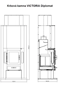 Krbová kamna VICTORIA Diplomat