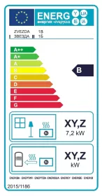 Krbová kamna ZVEZDA 1 B