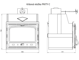 Krbová vložka PRITY C