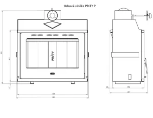 Krbová vložka PRITY P