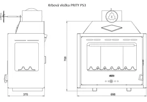 Krbová vložka PRITY PS3