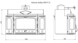 Krbová vložka PRITY TC
