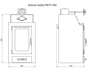 Krbová vložka PRITY VM