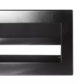 AMSTAL Krbová mřížka OTEVŘENÁ 100x6 cm, černý mat