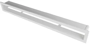 AMSTAL Krbová mřížka OTEVŘENÁ 80x6 cm, bílá Parkanex AMSTAL Krbová mřížka OTEVŘENÁ 80x6 cm, bílá Parkanex