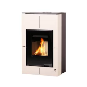 HS FLAMINGO Krbová kamna AQUAFLAM VARIO ® SAPORO 11/7kW krémová