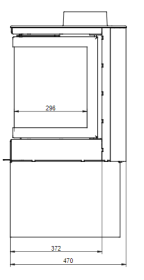 KFD STO Max 14 3F - kamna třístranné sklo KF Design