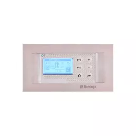HS FLAMINGO Krbová kamna AQUAFLAM ® 12 s výměníkem - hnědá - sametová, automatická regulace