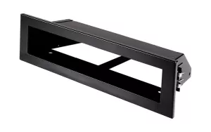AMSTAL Krbová mřížka OTEVŘENÁ 20x6 cm, černý mat Parkanex
