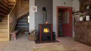 HS FLAMINGO Kachlová kamna FLAMINGO ® BALI, kachle hnědá