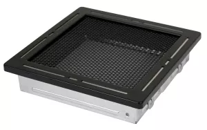 AMSTAL Krbová mřížka 16x16 cm, TREND černý mat Parkanex