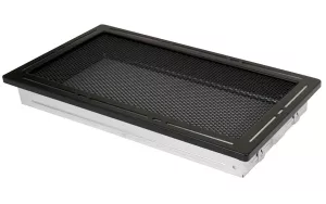 AMSTAL Krbová mřížka 16x32 cm, TREND černý mat Parkanex