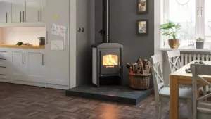 HS FLAMINGO Krbová kamna FLAMINGO ® VEGA dlažba Bílá