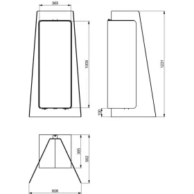 HS FLAMINGO Stojan na dřevo FLAMINGO DELUXE ® 3, šedá (Island) HS FLAMINGO Stojan na dřevo FLAMINGO DELUXE ® 3, šedá (Island)
