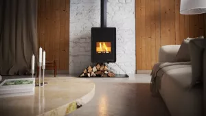 HS FLAMINGO Krbová kamna FLAMINGO DELUXE ® SENAI, hnědá - sametová