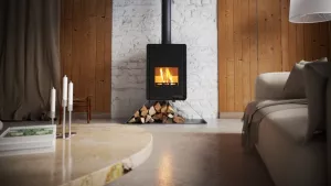HS FLAMINGO Krbová kamna FLAMINGO DELUXE ® SENAI, šedá