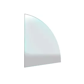 IRLBACHER Sklo pod kamna - Výseč 1000x1000 mm / 8 mm HS Flamingo