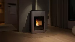 HS FLAMINGO Krbová kamna AQUAFLAM VARIO ® SAPORO 11/5kW šedá, elektronická regulace