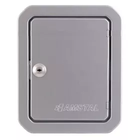 AMSTAL Revizní komínová dvířka 140x210 mm, stříbrná Parkanex