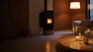 HS FLAMINGO Krbová kamna FLAMINGO DELUXE ® PULAU, hnědá - sametová