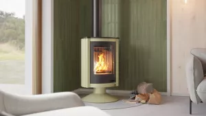 HS FLAMINGO Krbová kamna MASTERFLAMME ® Piccolo II, olivová