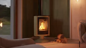 HS FLAMINGO Krbová kamna MASTERFLAMME ® Piccolo II, olivová