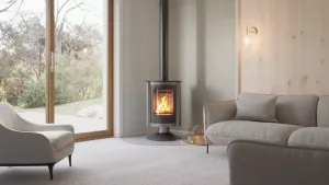 HS FLAMINGO Krbová kamna MASTERFLAMME ® Piccolo II, šedá