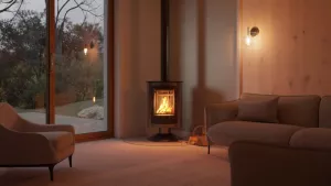HS FLAMINGO Krbová kamna MASTERFLAMME ® Piccolo II, šedá