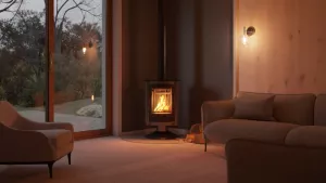 HS FLAMINGO Krbová kamna MASTERFLAMME ® Piccolo II, šedá