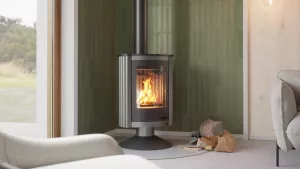 HS FLAMINGO Krbová kamna MASTERFLAMME ® Piccolo II, šedá
