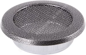 AMSTAL Krbová mřížka KULATÁ 100 mm staré stříbro Parkanex