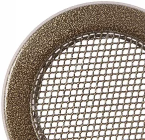 AMSTAL Krbová mřížka KULATÁ 100 mm staré zlato Parkanex