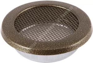 AMSTAL Krbová mřížka KULATÁ 100 mm staré zlato Parkanex