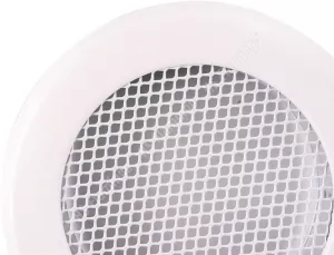AMSTAL Krbová mřížka KULATÁ 125 mm bílá Parkanex
