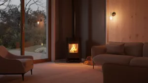 HS FLAMINGO Krbová kamna MASTERFLAMME ® Piccolo I, černá