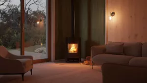 HS FLAMINGO Krbová kamna MASTERFLAMME ® Piccolo I, černá