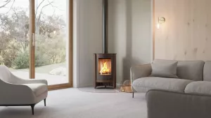 HS FLAMINGO Krbová kamna MASTERFLAMME ® Piccolo I, hnědá - sametová