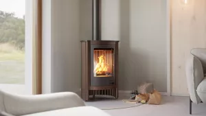 HS FLAMINGO Krbová kamna MASTERFLAMME ® Piccolo I, hnědá - sametová