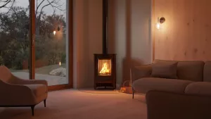 HS FLAMINGO Krbová kamna MASTERFLAMME ® Piccolo I, hnědá - sametová