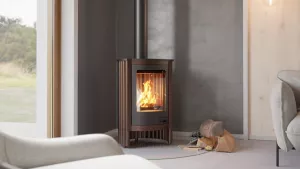 HS FLAMINGO Krbová kamna MASTERFLAMME ® Piccolo I, hnědá - sametová