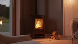 HS FLAMINGO Krbová kamna MASTERFLAMME ® Piccolo I, hnědá - sametová