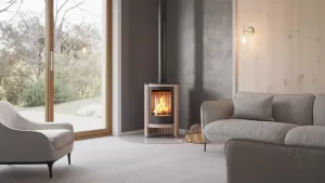 HS FLAMINGO Krbová kamna MASTERFLAMME ® Piccolo I, krémová