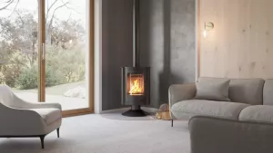 HS FLAMINGO Krbová kamna MASTERFLAMME ® Piccolo II, černá