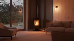 HS FLAMINGO Krbová kamna MASTERFLAMME ® Piccolo II, černá