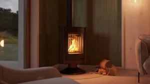 HS FLAMINGO Krbová kamna MASTERFLAMME ® Piccolo II, hnědá - sametová